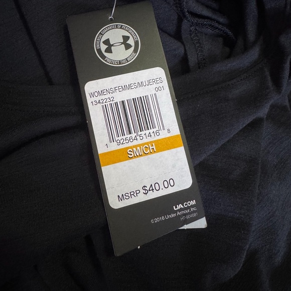 NWT | Under Armour HeatGear Open-Back Long Sleeve| Women’s S | Black - Picture 8 of 8